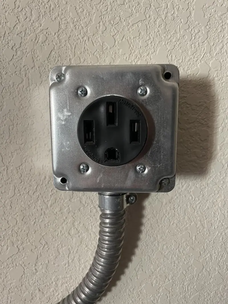 NEMA 14-50 outlet installed for Smart Home Electrical in West End-Cobb Town